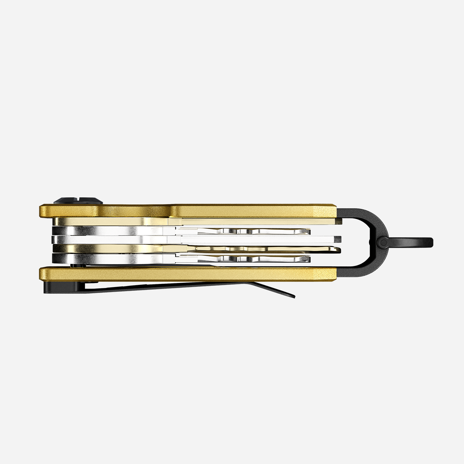 Ridge KeyCase - 24K Gold