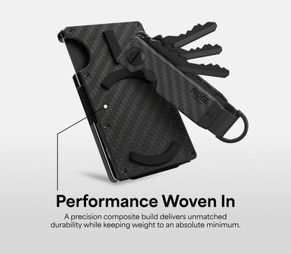 Ridge Wallet For MagSafe - Matte Black