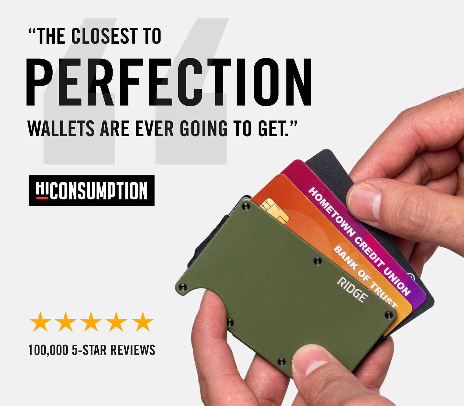 Ridge Wallet - GT Silver