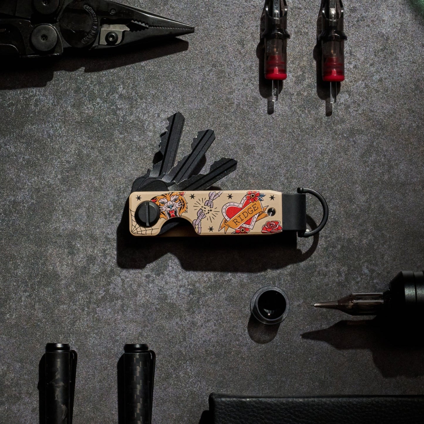 Ridge KeyCase - Traditional Flash - Color